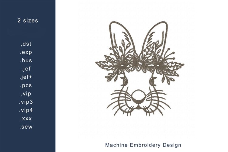 Bunny Embroidery Image 12