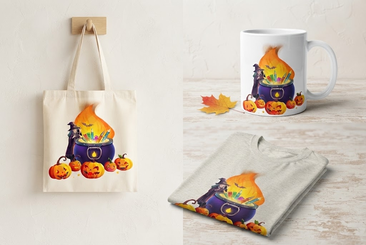 Halloween Witch Classroom PNG | Spooky Teacher Clipart