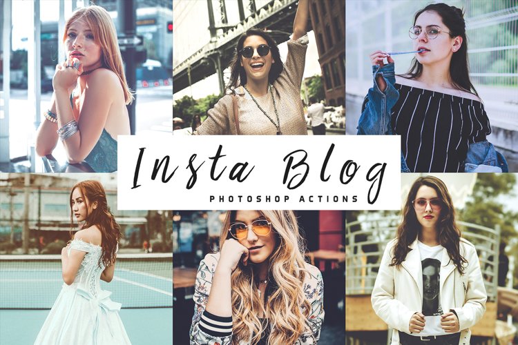 Insta Blog Photoshop Actions example image 1