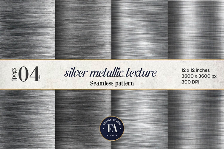Shiny Silver Texture Image 9