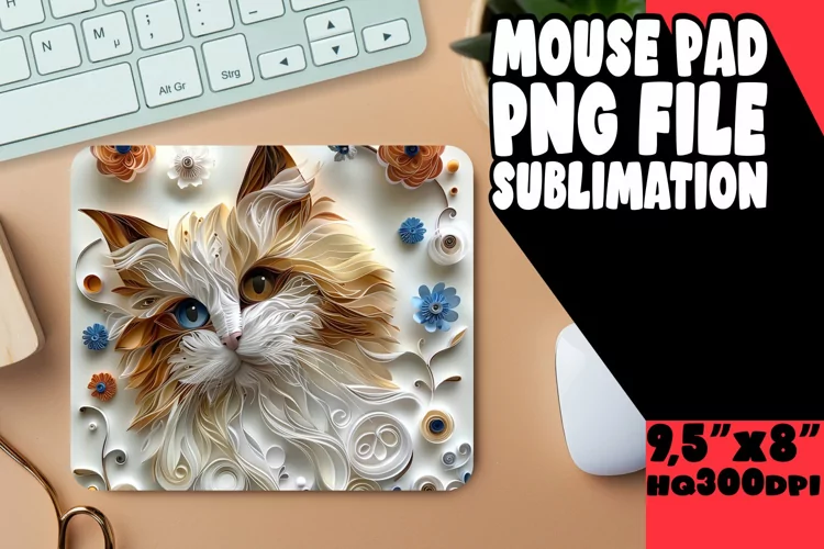 Kitty Kingdom 3D Mouse Pad - Cat Lover