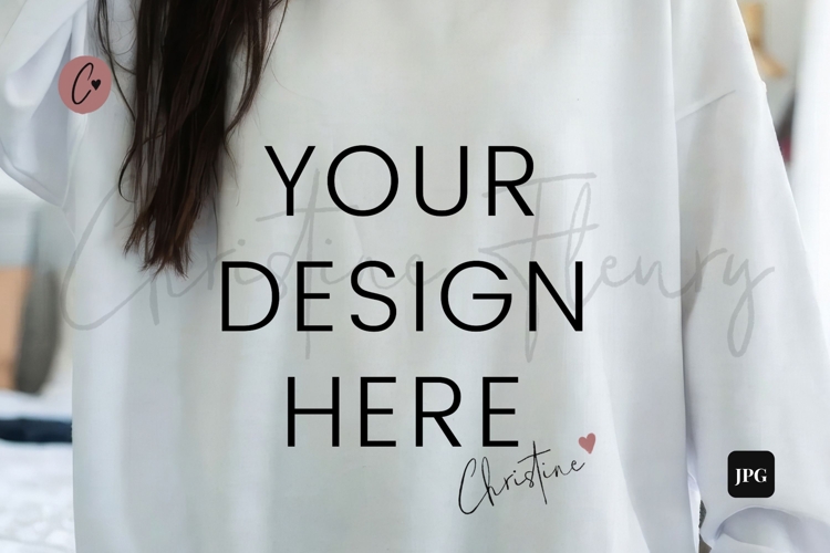 4th Of July Sweatshirt Model Mockup