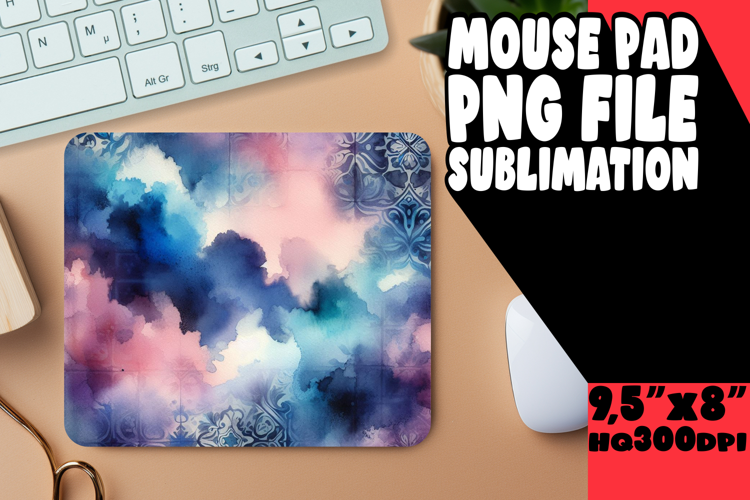 RADIANT DESK MAT ARTISTIC TOUCH, Watercolor Patter