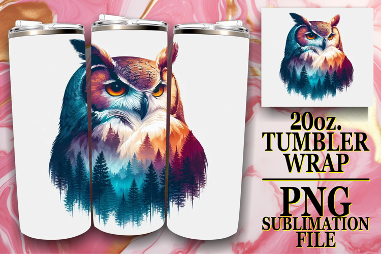 TIMELESS MOMENTS 20oz TUMBLER WRAP, Animals Art