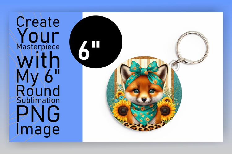 Vibrant Round Design Coaster Template , Cute Animals