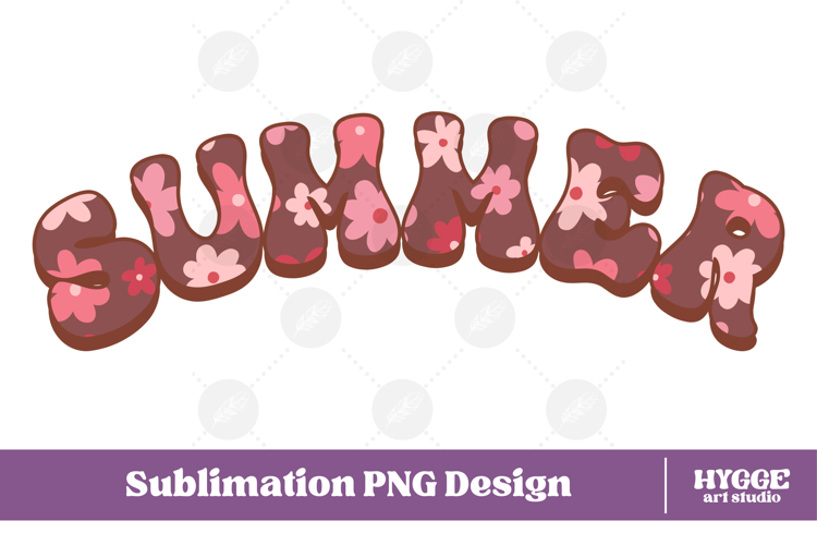 Floral Summer Png Retro Flowers Sublimation Daisy Daisies
