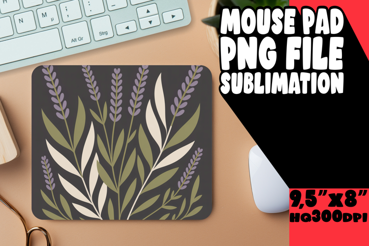 Cheerful Desk Mat Sublimation, Flowers