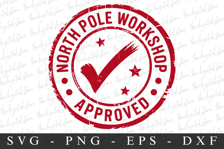 Nroth pole Workshope Approved Svg | Christmas svg