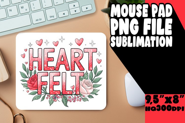 Unique Mouse Mat Sublimation Style, Valentines