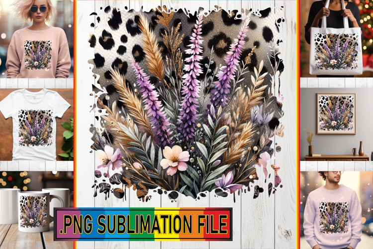 Elegant PNG Designs for TSHIRTS, Leopard Prints
