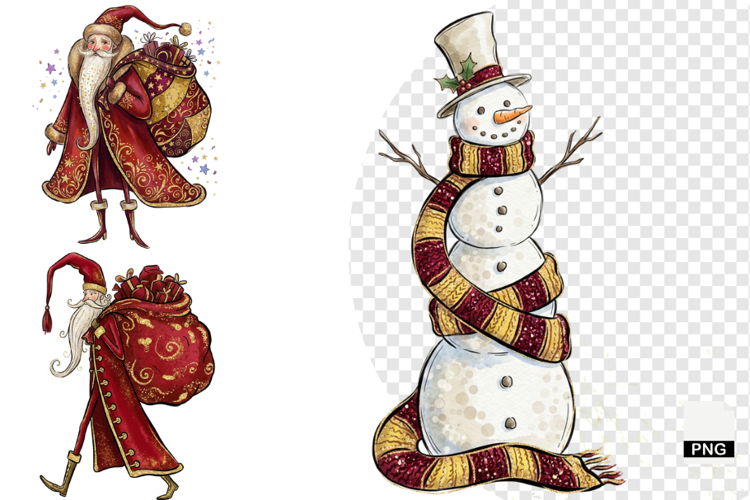 Whimsical Christmas Clipart