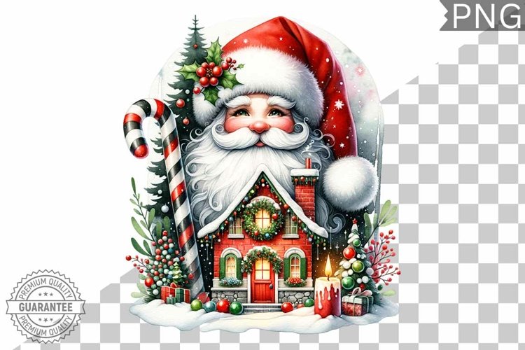 Santa Christmas Clipart Image 16