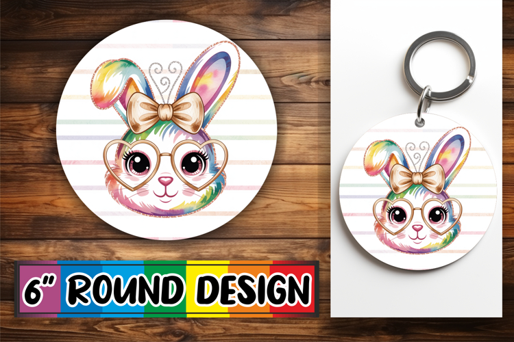 Unique Round Designs for Gifts PNG, Easter Bow