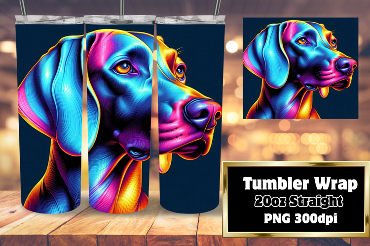 GRACEFUL 20oz Tumbler Design for Sublimation , Dog