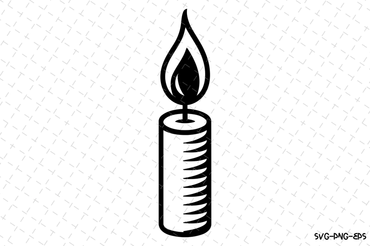 Christmas Candle Svg | Christmas Svg | Svg Cut Files