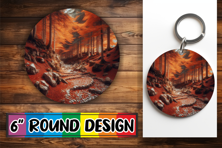 Unique Circle Designs for Gifts PNG, Autumn