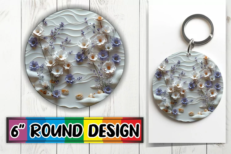 Serene Circle Keychain Variety