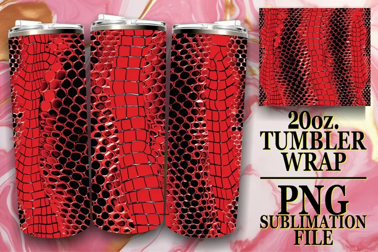 Quilted Effect Pattern Tumbler Sublimation