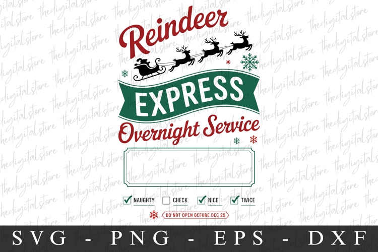 Reindeer Express Svg | Christmas svg