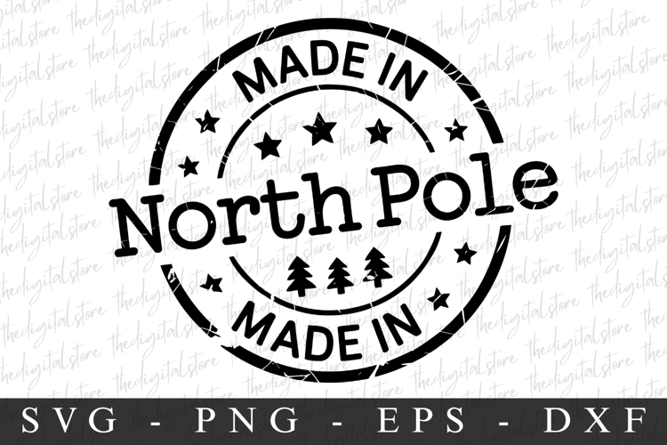 Made In North Pole Svg | Christmas svg