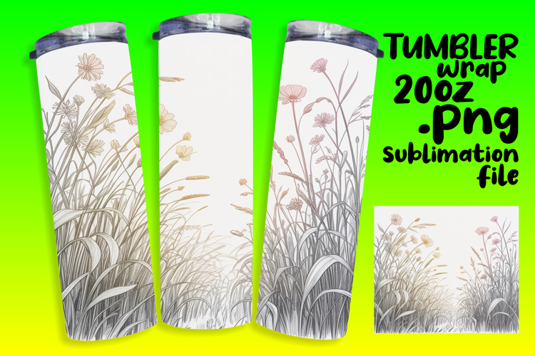 EXQUISITE 20oz Tumbler Design , Flowers
