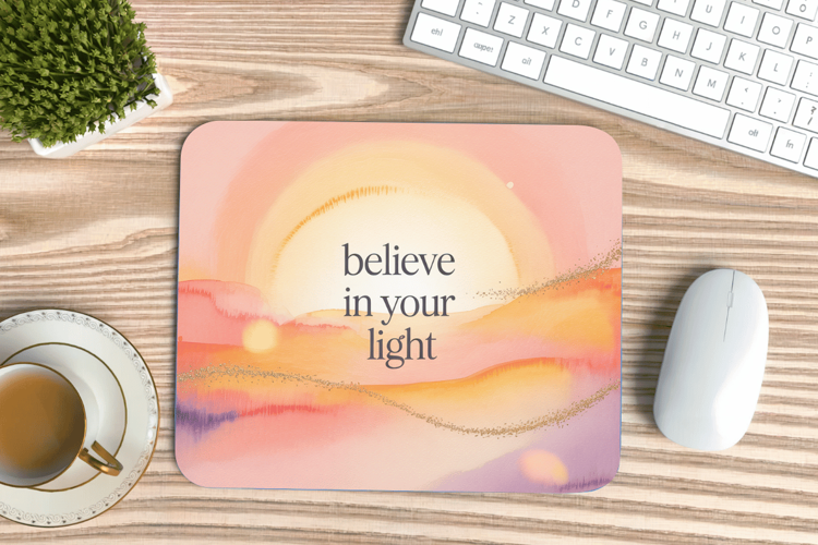 Inspirational Quotes Mouse Pad, Motivational PNG Sublimation