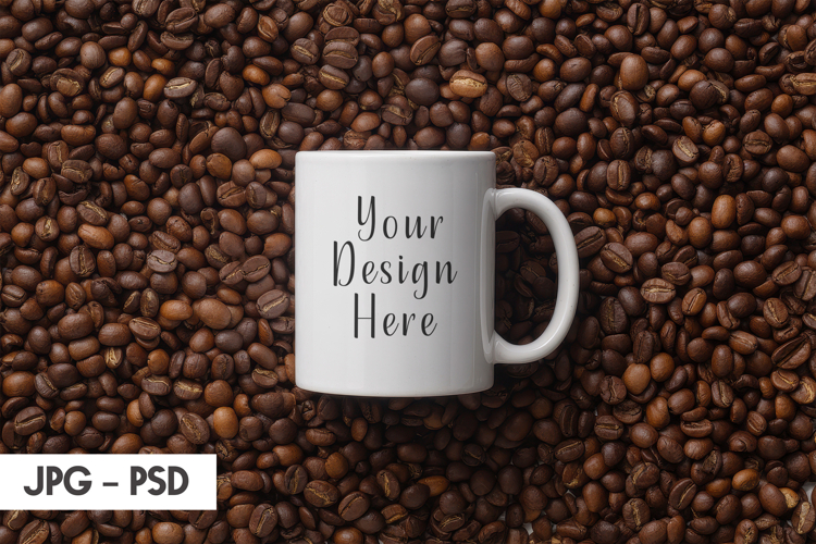 Coffee Roast Mug Mockup PSD