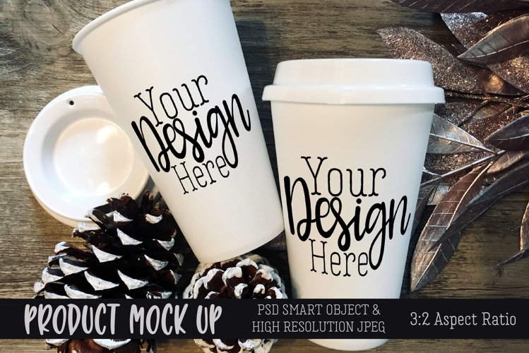 Travel mug Craft mock up | PSD   JPEG