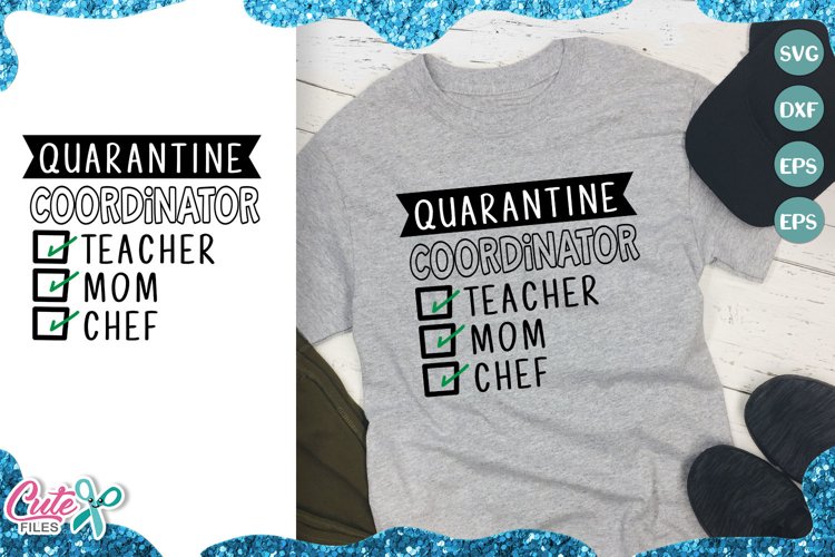 Quarantine Coordinator SVG for craftters