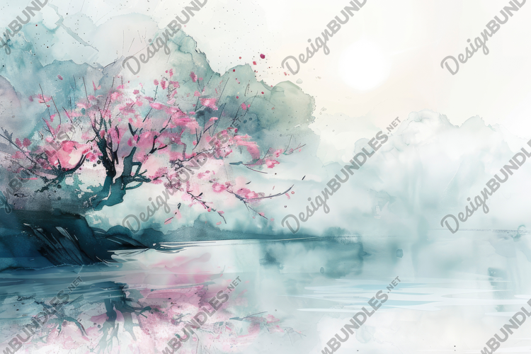 Watercolor Painting Background Wallpaper