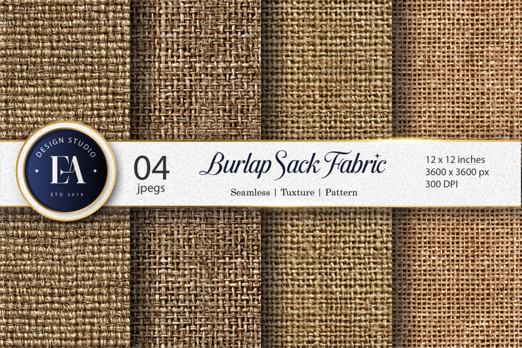 Burlap Sack Woven Texture Seamless Craft Digital Paper