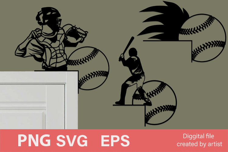 baseball corners svg, door corners svg, sport baseball svg