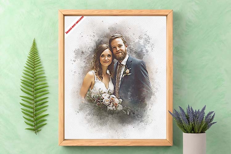 Artistic Watercolor Paint Effect