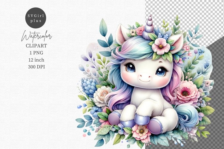 Unicorn Clipart Image 8