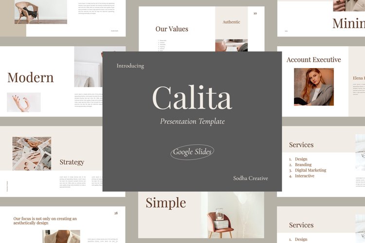CALITA - Google Slides Template example image 1