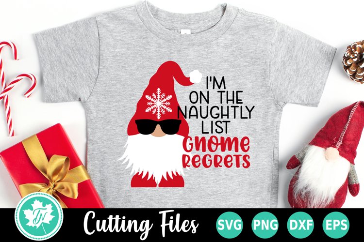 Christmas SVG | Gnome SVG | Gnome Regrets SVG example image 1