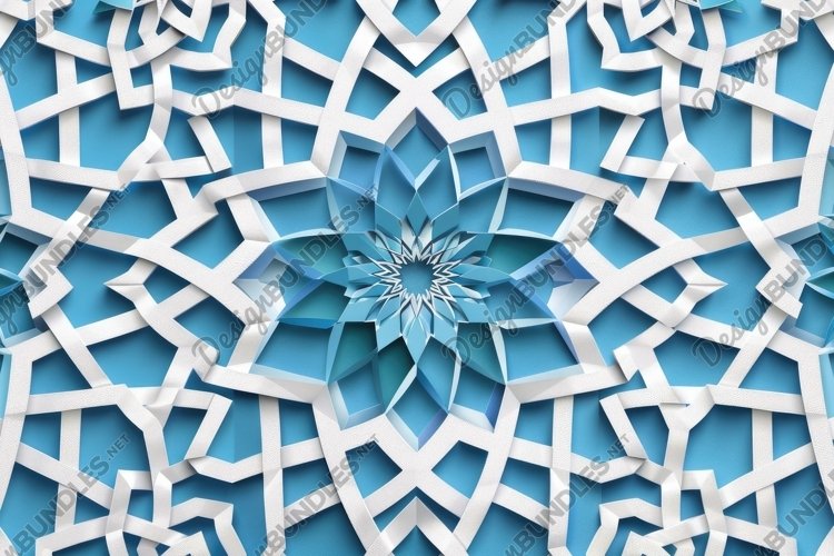 Traditional Arabic Pattern Background Wallpaper