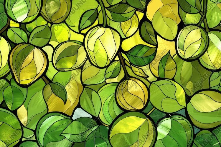 Stained Glass Texture Image 15