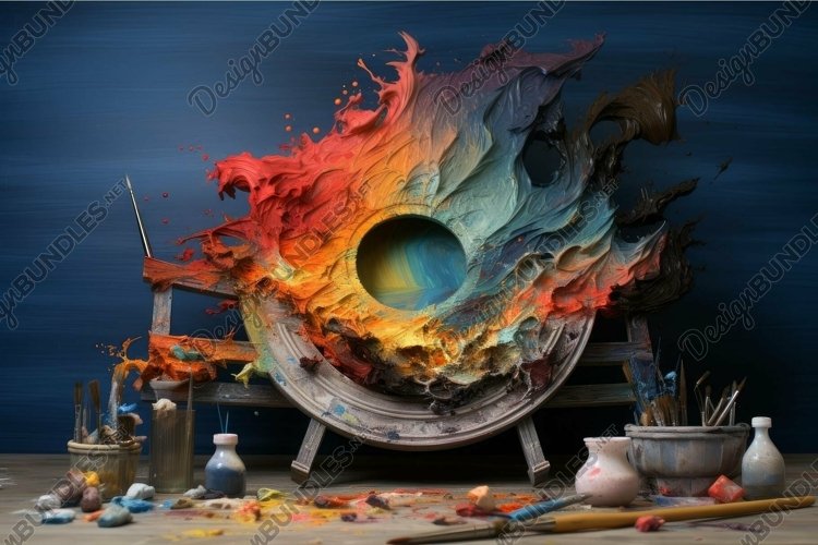 Paint Can Clipart Image 7