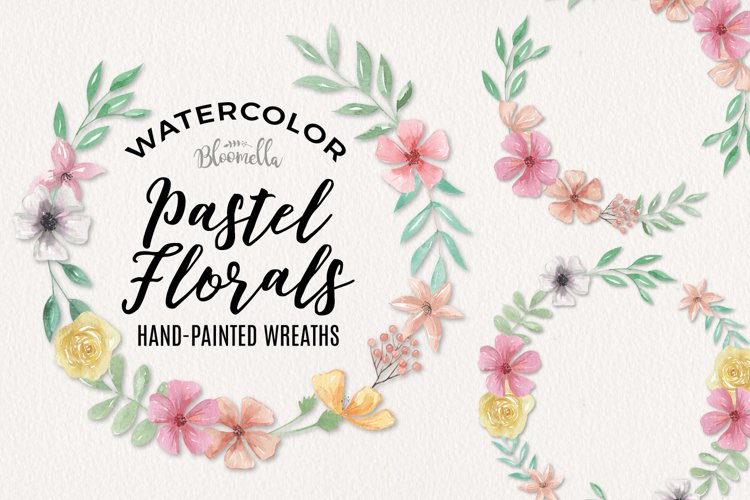 Floral Wreath Clipart Image 12