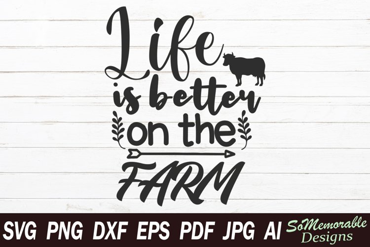 Farm SVG cut file, Farm svg design example image 1