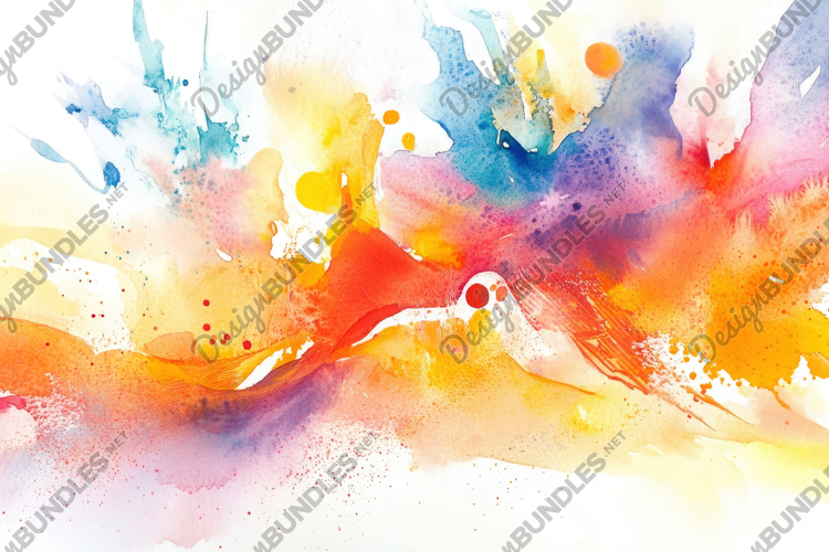Abstract Watercolor Painting Background Wallpaper