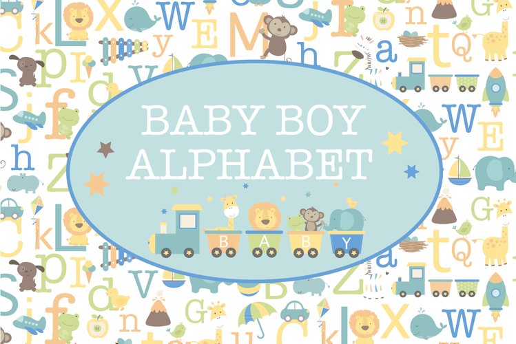 Baby Boy Alphabet (278405)