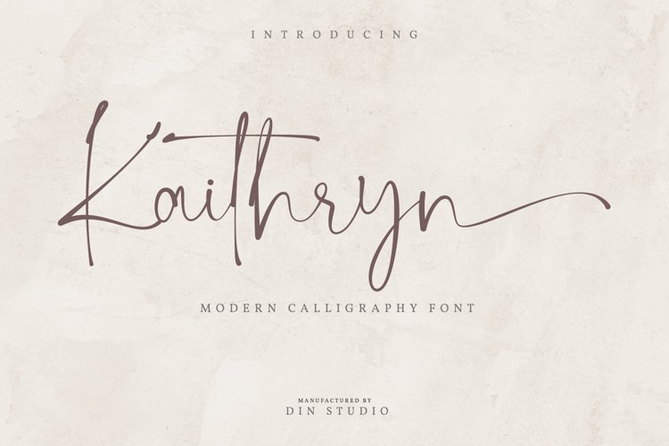 Kaithryn-Modern Calligraphy Font example image 1