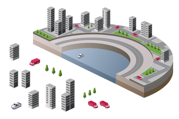 City Vector Image 10