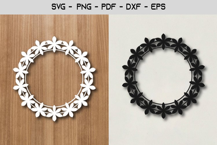 Flower Floral Paper Template Design