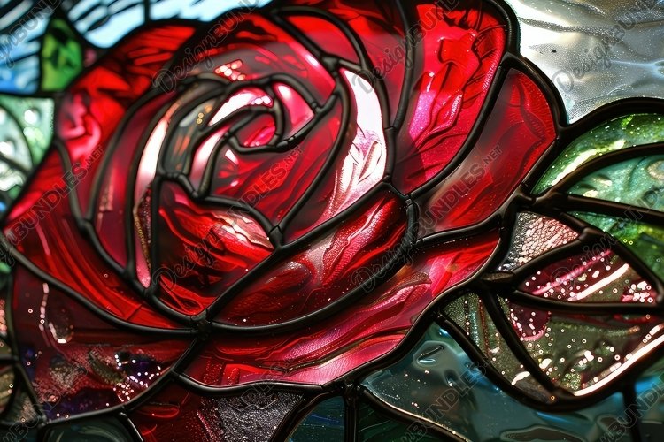 Stained Glass Texture Image 7