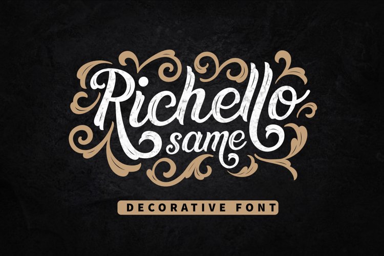 Richello Same - Decorative Font example image 1