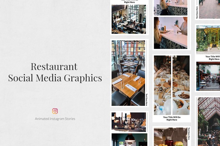 Restaurant Animated Instagram Stories example image 1