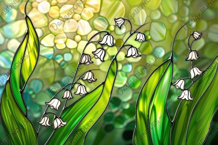 Stained Glass Texture Image 22